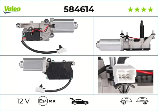 Wischermotor 12 V hinten VALEO 584614 Bild Wischermotor 12 V hinten VALEO 584614