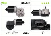 Wischermotor 12 V vorne VALEO 584616
