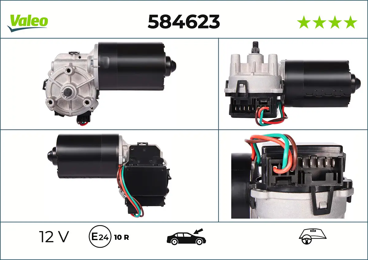 Wischermotor 12 V vorne VALEO 584623