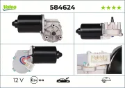Wischermotor 12 V vorne VALEO 584624