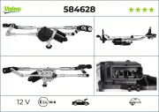 Scheibenreinigungsanlage 12 V vorne VALEO 584628