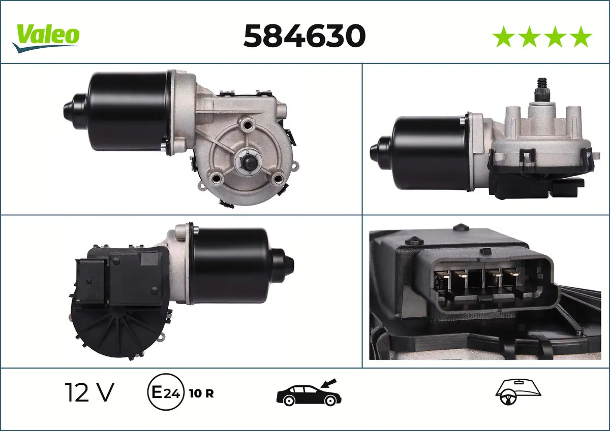 Wischermotor 12 V vorne VALEO 584630