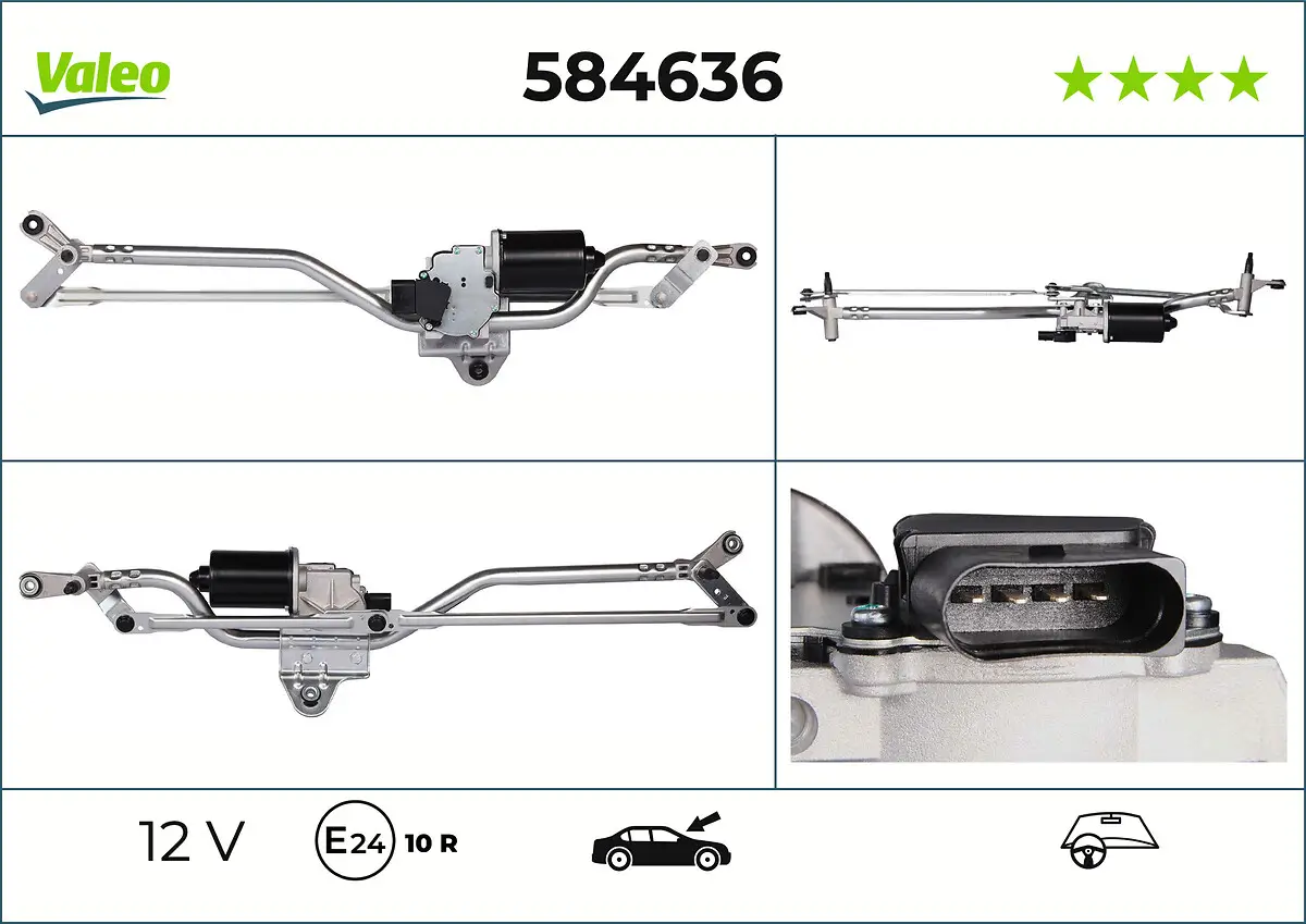 Scheibenreinigungsanlage 12 V vorne VALEO 584636