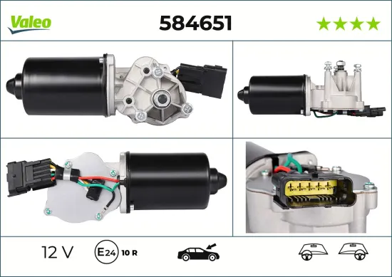 Wischermotor 12 V vorne VALEO 584651 Bild Wischermotor 12 V vorne VALEO 584651