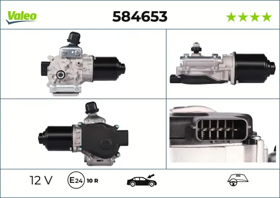 Wischermotor 12 V vorne VALEO 584653 Bild Wischermotor 12 V vorne VALEO 584653