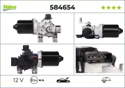 Wischermotor 12 V vorne VALEO 584654