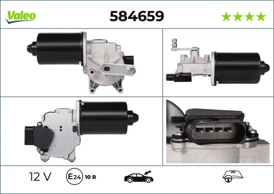 Wischermotor 12 V vorne VALEO 584659 Bild Wischermotor 12 V vorne VALEO 584659