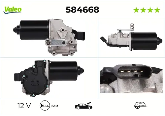 Wischermotor 12 V vorne VALEO 584668 Bild Wischermotor 12 V vorne VALEO 584668