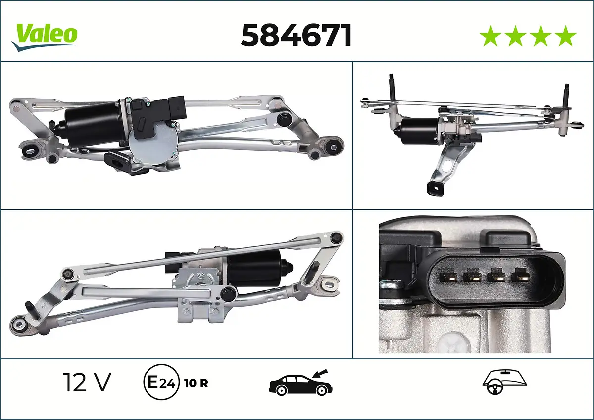Scheibenreinigungsanlage 12 V vorne VALEO 584671