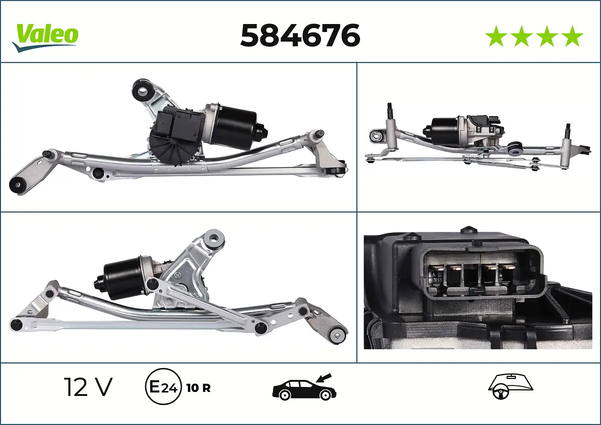 Scheibenreinigungsanlage 12 V vorne VALEO 584676