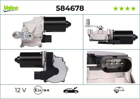 Wischermotor 12 V vorne VALEO 584678 Bild Wischermotor 12 V vorne VALEO 584678