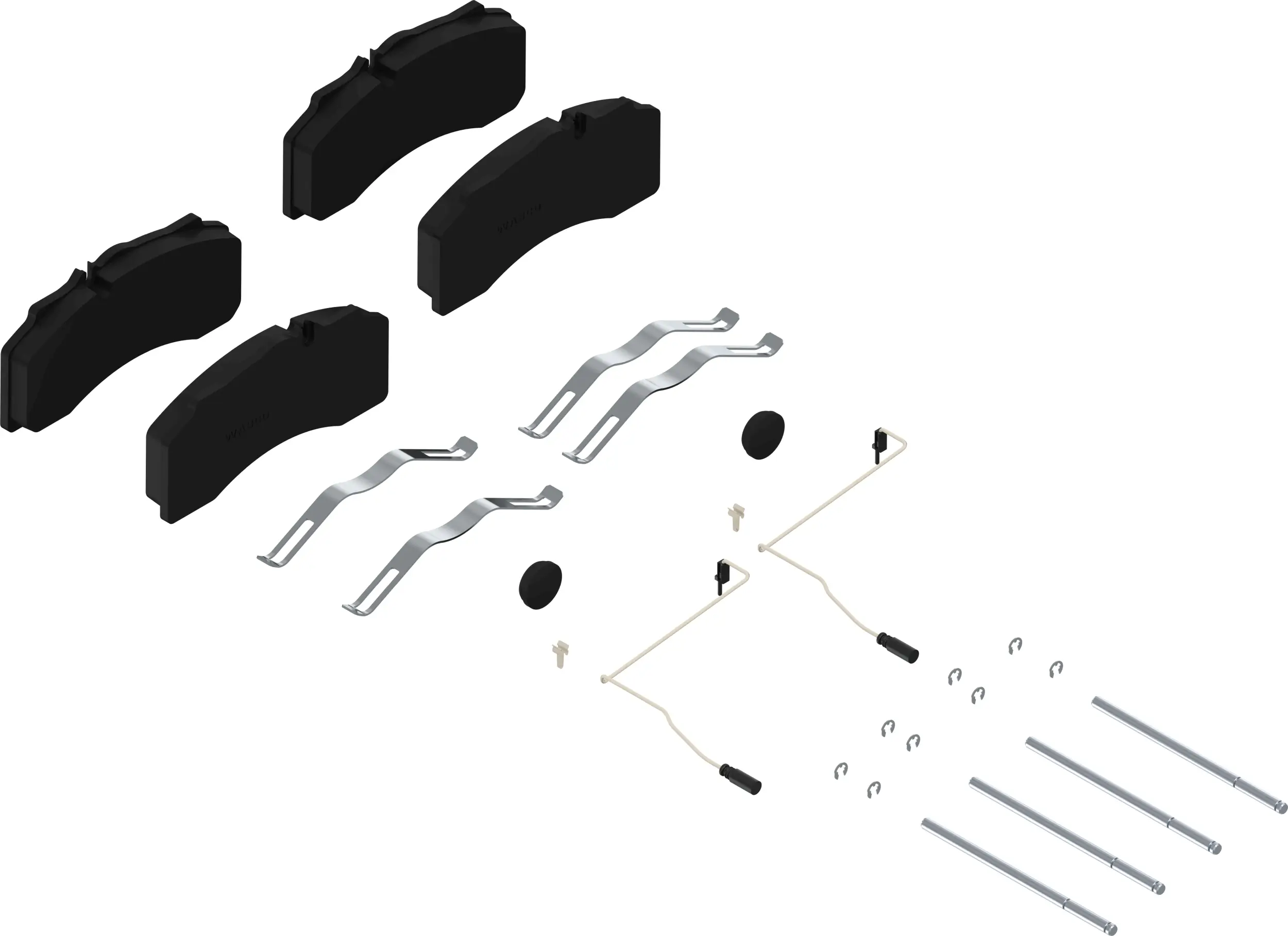 Bremsbelagsatz, Scheibenbremse WABCO 12999732VT