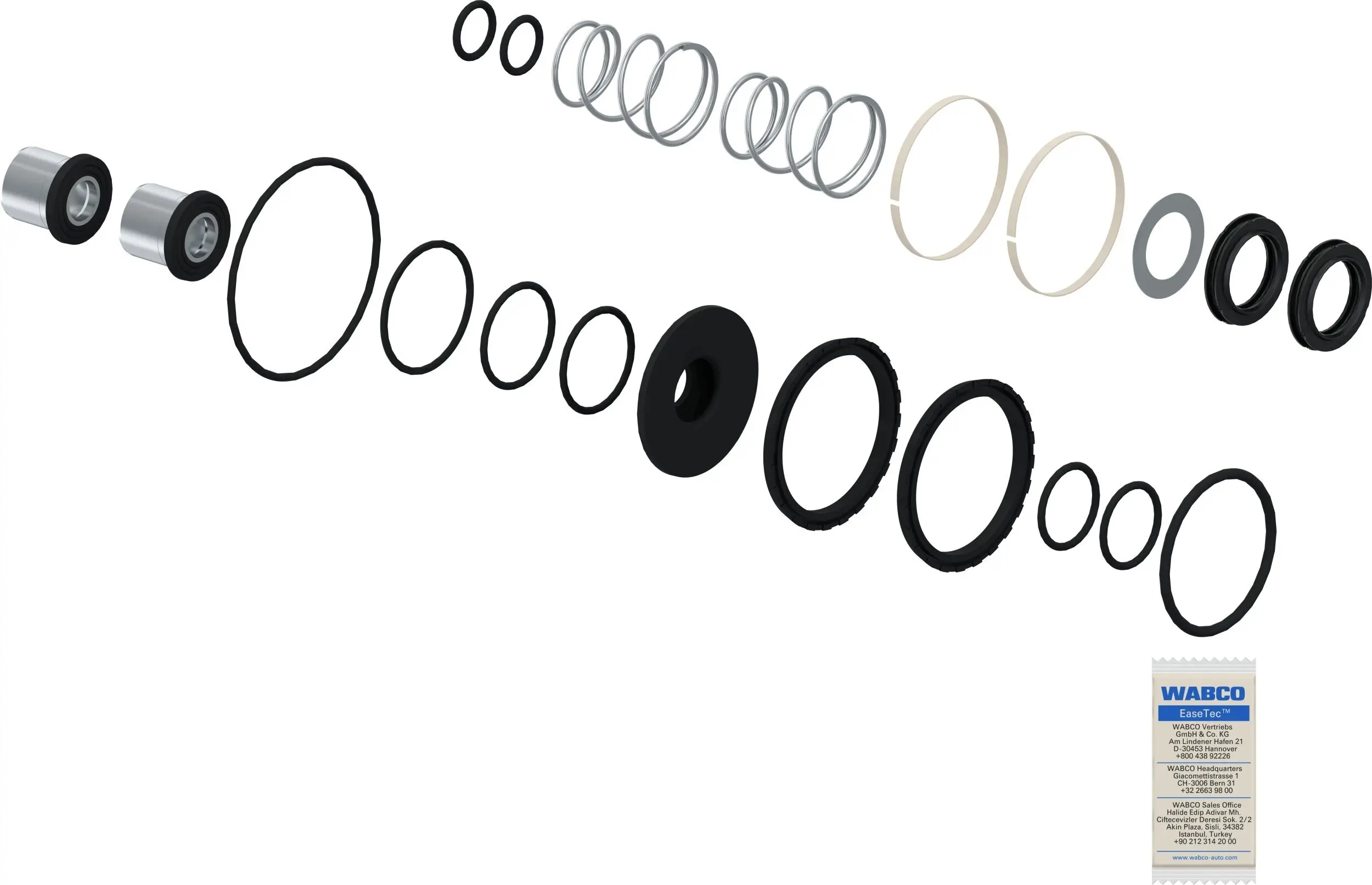 Reparatursatz, Bremsventil-Betriebsbremse WABCO 4613159042