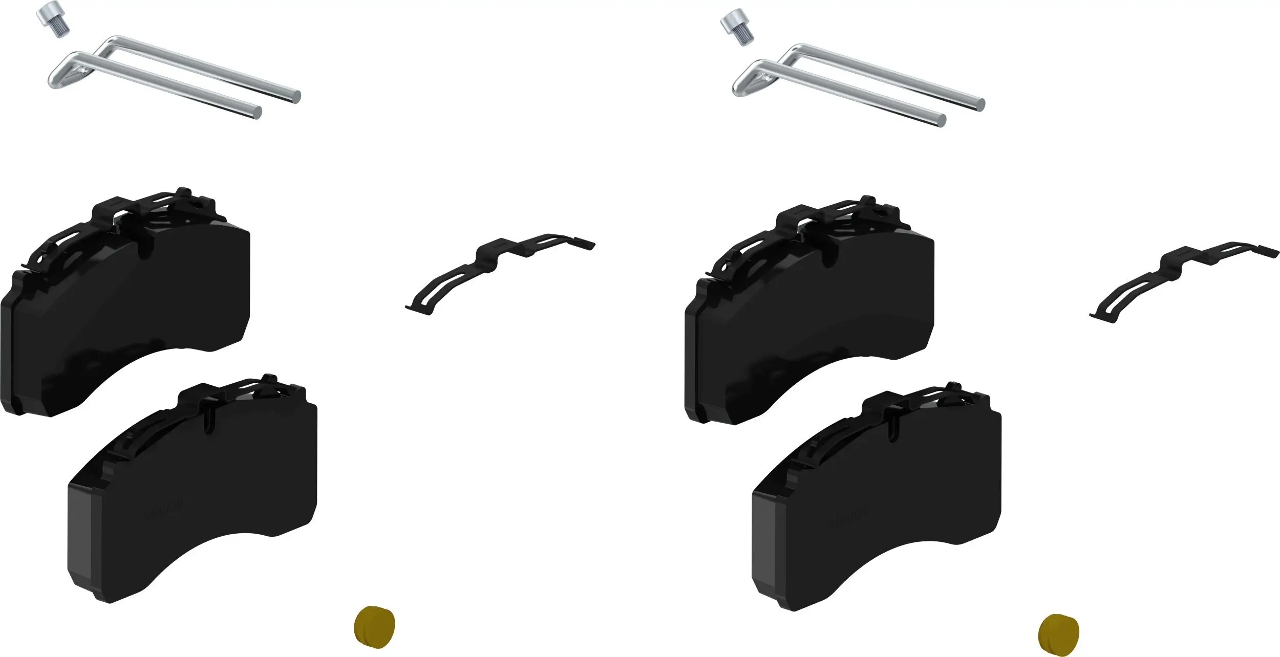 Bremsbelagsatz, Scheibenbremse WABCO 6402229232