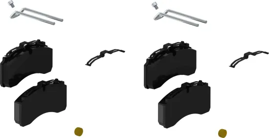 Bremsbelagsatz, Scheibenbremse WABCO 6402229232 Bild Bremsbelagsatz, Scheibenbremse WABCO 6402229232