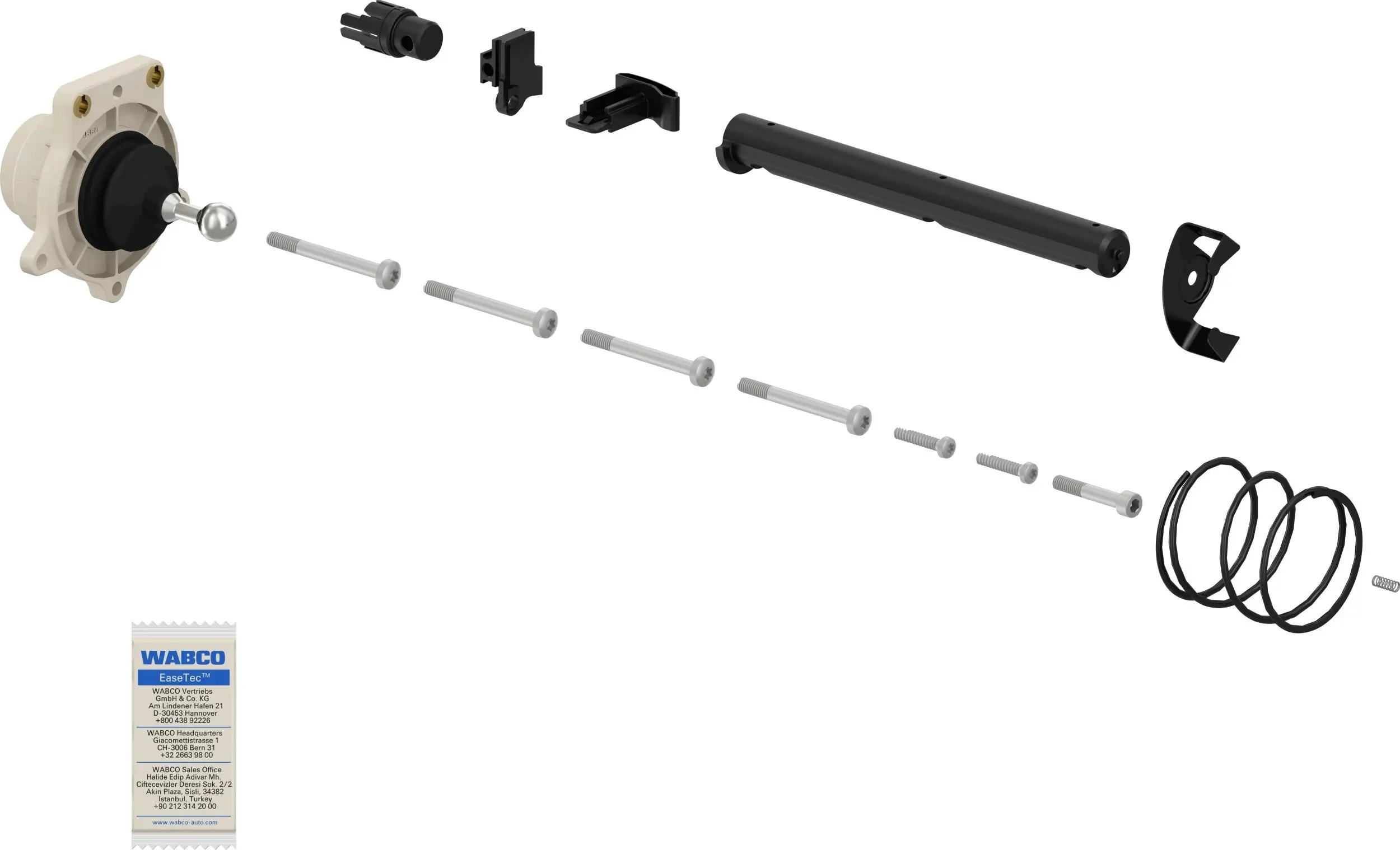 Reparatursatz, Kupplungsverstärker WABCO 9650019032