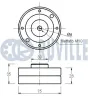 Umlenk-/Führungsrolle, Zahnriemen RUVILLE 540012 Bild Umlenk-/Führungsrolle, Zahnriemen RUVILLE 540012