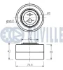 Umlenk-/Führungsrolle, Zahnriemen RUVILLE 540466 Bild Umlenk-/Führungsrolle, Zahnriemen RUVILLE 540466
