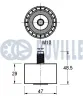 Umlenk-/Führungsrolle, Zahnriemen RUVILLE 540719 Bild Umlenk-/Führungsrolle, Zahnriemen RUVILLE 540719