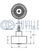 Umlenk-/Führungsrolle, Zahnriemen RUVILLE 540806 Bild Umlenk-/Führungsrolle, Zahnriemen RUVILLE 540806