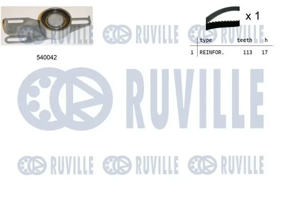Zahnriemensatz RUVILLE 550169 Bild Zahnriemensatz RUVILLE 550169