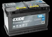 Starterbatterie 12 V 105 Ah EXIDE EA1050