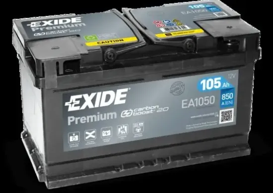 Starterbatterie 12 V 105 Ah EXIDE EA1050 Bild Starterbatterie 12 V 105 Ah EXIDE EA1050