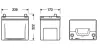 Starterbatterie 12 V 65 Ah EXIDE EA654