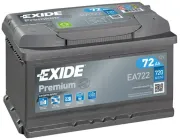 Starterbatterie 12 V 72 Ah EXIDE EA722