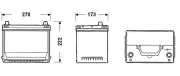 Starterbatterie 12 V 75 Ah EXIDE EA754