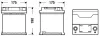 Starterbatterie 12 V 44 Ah EXIDE EB440 Bild Starterbatterie 12 V 44 Ah EXIDE EB440