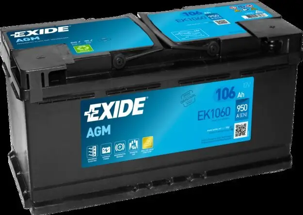 Starterbatterie 12 V 106 Ah EXIDE EK1060