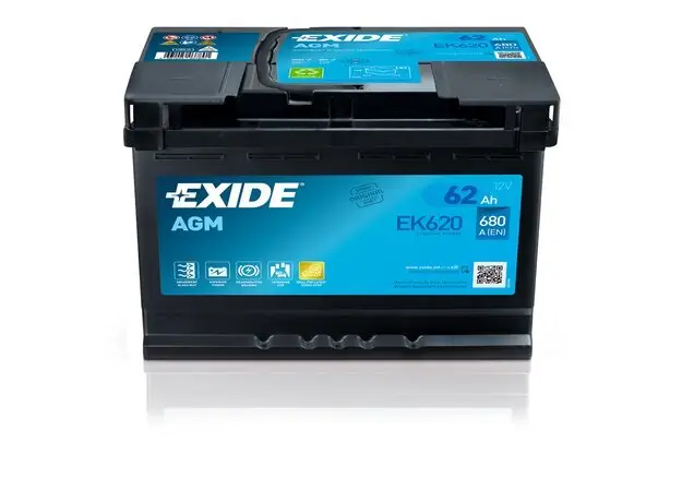 Starterbatterie 12 V 62 Ah EXIDE EK620