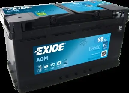 Starterbatterie 12 V 95 Ah EXIDE EK950