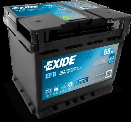 Starterbatterie 12 V 55 Ah EXIDE EL550