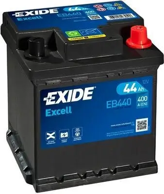 Starterbatterie 12 V 44 Ah EXIDE EB440 Bild Starterbatterie 12 V 44 Ah EXIDE EB440