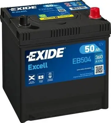 Starterbatterie 12 V 50 Ah EXIDE EB504 Bild Starterbatterie 12 V 50 Ah EXIDE EB504