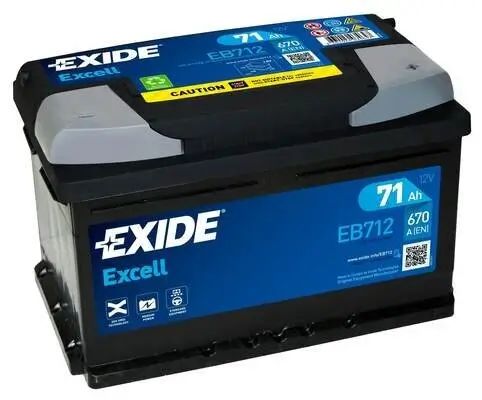 Starterbatterie 12 V 71 Ah EXIDE EB712