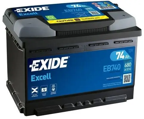 Starterbatterie 12 V 74 Ah EXIDE EB740