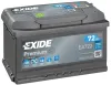 Starterbatterie 12 V 72 Ah EXIDE EA722 Bild Starterbatterie 12 V 72 Ah EXIDE EA722