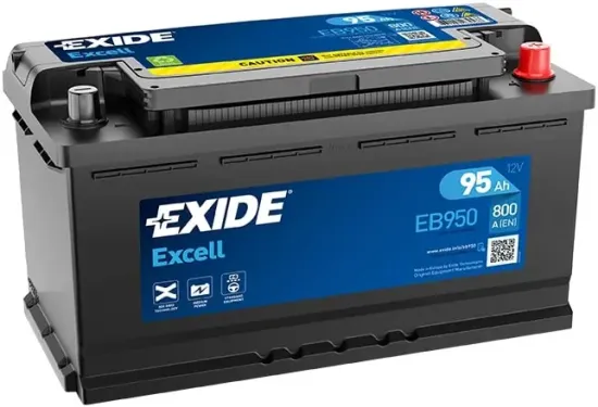 Starterbatterie 12 V 95 Ah EXIDE EB950 Bild Starterbatterie 12 V 95 Ah EXIDE EB950