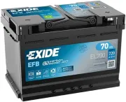 Starterbatterie 12 V 70 Ah EXIDE EL700