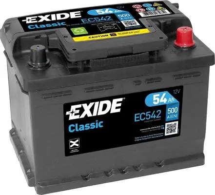 Starterbatterie 12 V 54 Ah EXIDE EC542