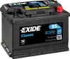 Starterbatterie 12 V 55 Ah EXIDE EC550 Bild Starterbatterie 12 V 55 Ah EXIDE EC550
