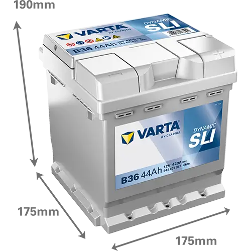 Starterbatterie 12 V 44 Ah VARTA 544401042K262 Bild Starterbatterie 12 V 44 Ah VARTA 544401042K262