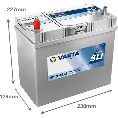 Starterbatterie 12 V 45 Ah VARTA 545157033K262 Bild Starterbatterie 12 V 45 Ah VARTA 545157033K262