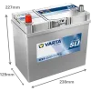 Starterbatterie 12 V 45 Ah VARTA 545158033K262 Bild Starterbatterie 12 V 45 Ah VARTA 545158033K262