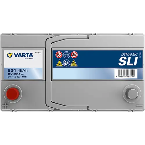 Starterbatterie 12 V 45 Ah VARTA 545158033K262 Bild Starterbatterie 12 V 45 Ah VARTA 545158033K262