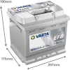 Starterbatterie 12 V 50 Ah VARTA 550500055K262 Bild Starterbatterie 12 V 50 Ah VARTA 550500055K262