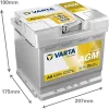 Starterbatterie 12 V 50 Ah VARTA 550901054K262 Bild Starterbatterie 12 V 50 Ah VARTA 550901054K262